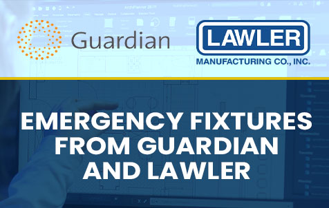 Emergency Fixtures from Guardian and Lawler