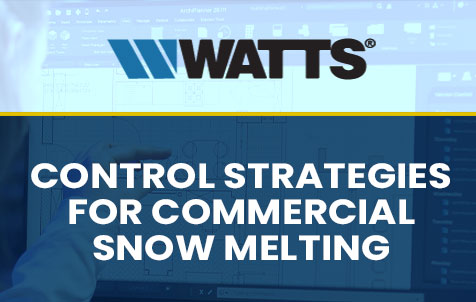 Control Strategies for Commercial Snow Melting