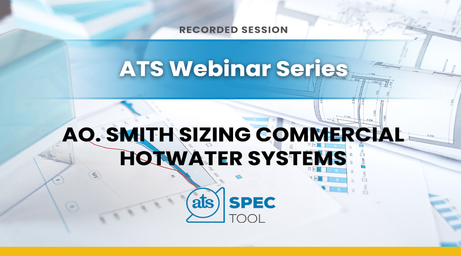 AO. SMITH Sizing Commercial Hotwater Systems