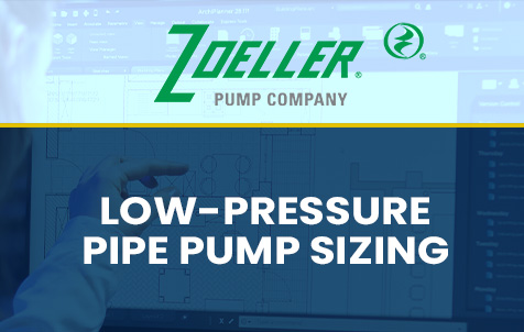 Low-Pressure Pipe Pump Sizing