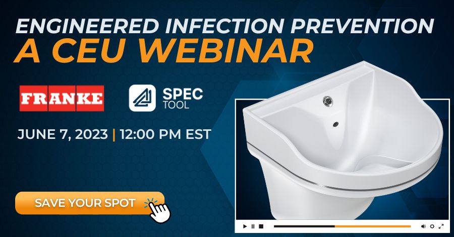 Franke-Engineered Infection Prevention Webinar banner