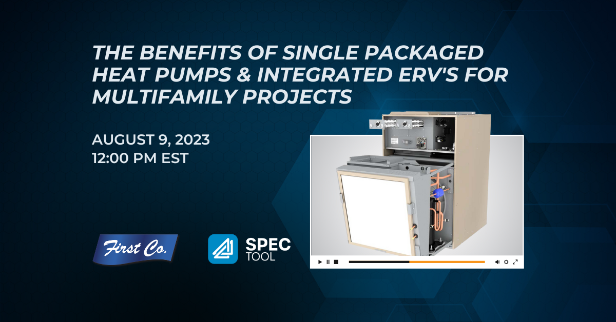 The Benefits of Single Packaged Heat Pumps & Integrated ERV’s for Multifamily Projects