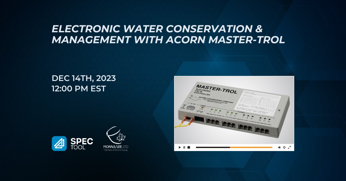 Electronic Water Conservation & Management with Acorn Master-Trol