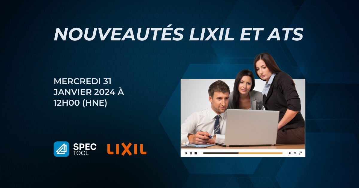 Nouveautés LIXIL et ATS