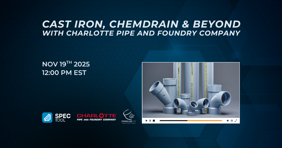 Cast Iron, ChemDrain & Beyond with Charlotte Pipe and Foundry Company