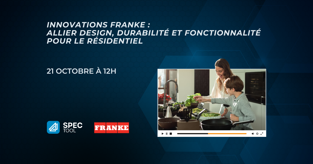 Innovations Franke : Allier design, durabilité et fonctionnalité pour le résidentiel