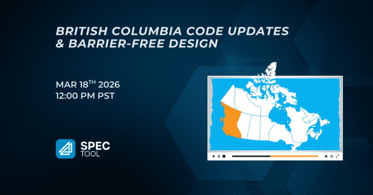 British Columbia Code Updates on Barrier-Free Design - ATS SpecTool