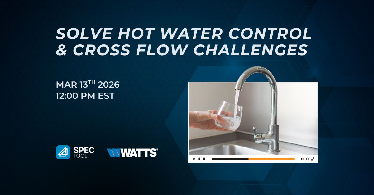 Solve Hot Water Control and Cross Flow Challenges with Watts