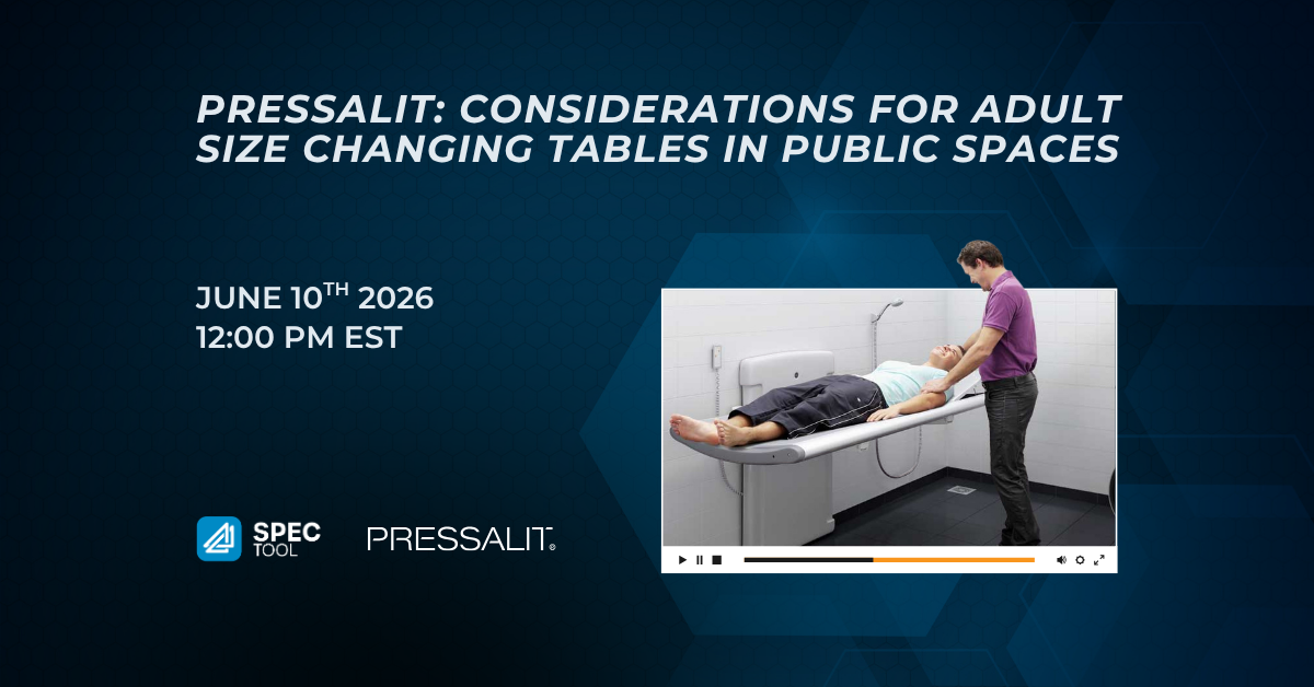 Pressalit: Considerations for Adult Size Changing Tables in Public Spaces