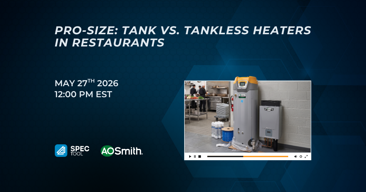 Pro-Size: Sizing Theory for Tank vs. Tankless Heaters in Restaurants with A. O. Smith
